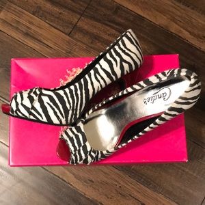 Animal print heels